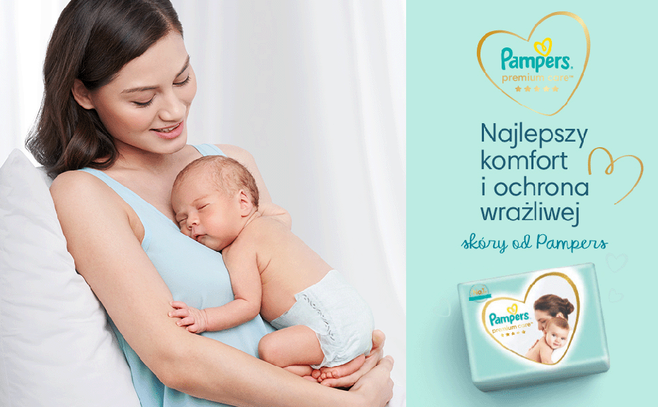 pampers w spodenkach