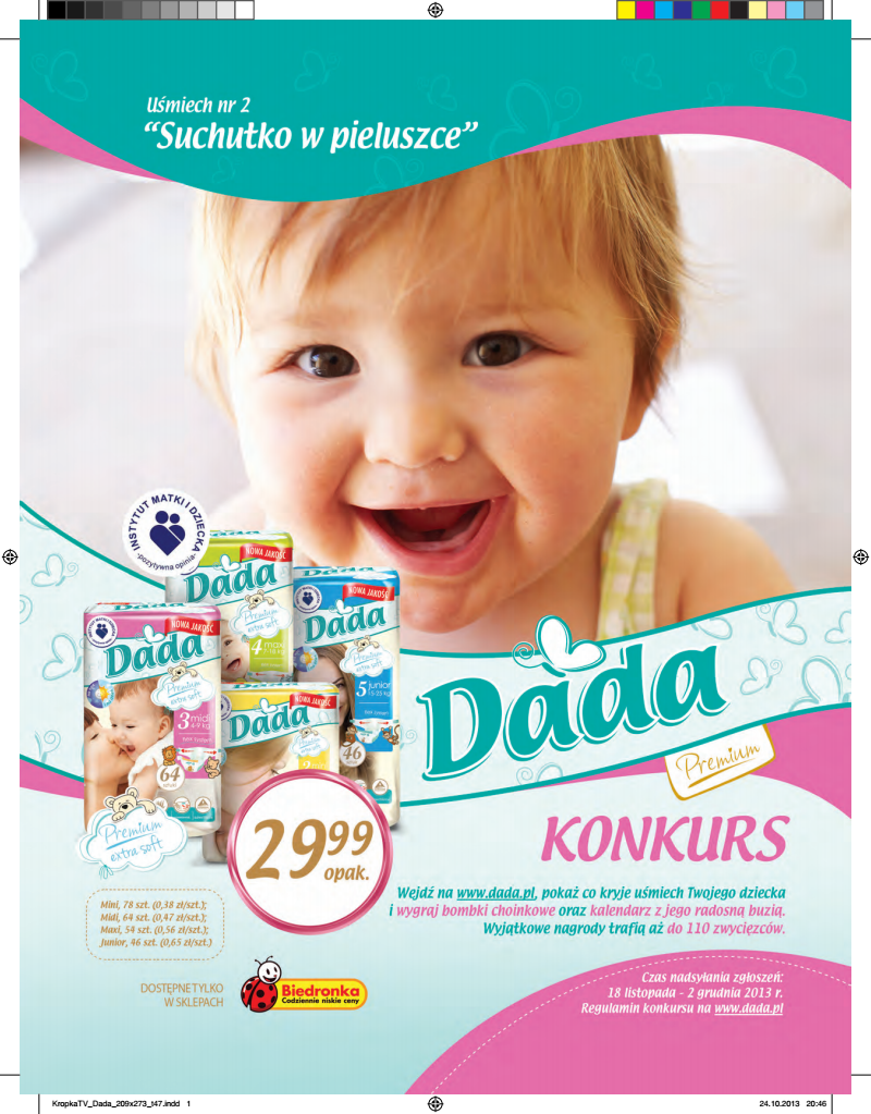 pampers przesikany przez dziewczynę