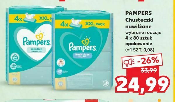 pieluchy pampers 2 promocja