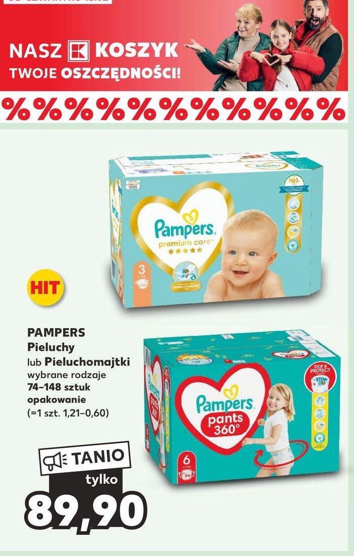 pieluchomajtki 5 pampers