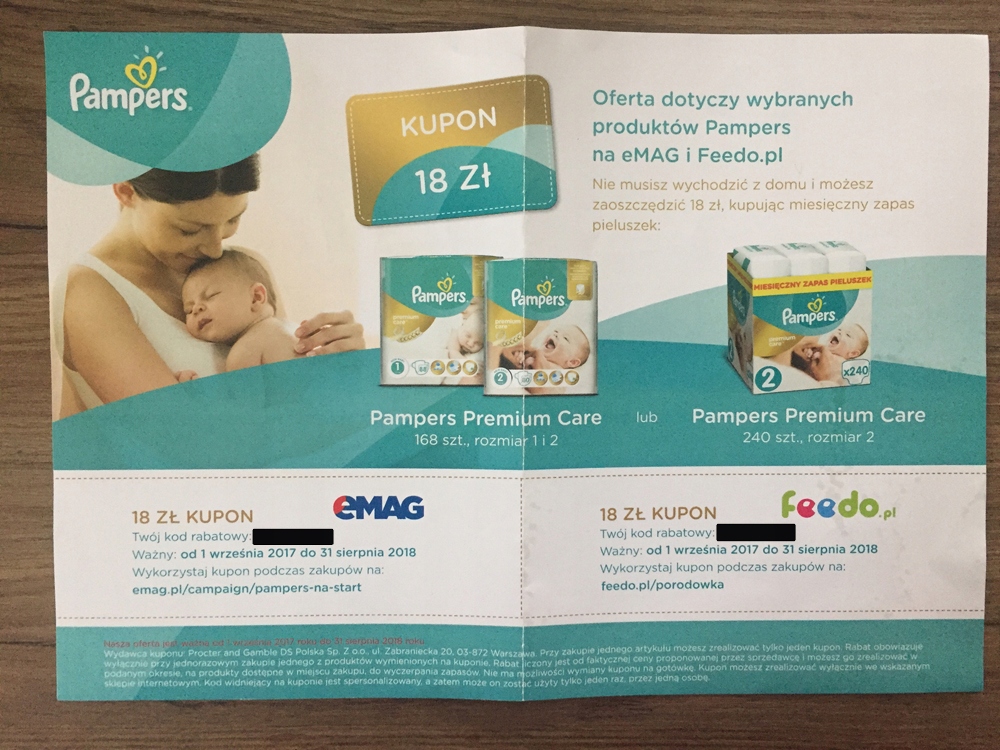 pampers 3 104 szt biedronka