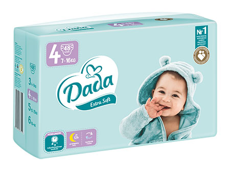 porównanie pampers 4+ a dada 4