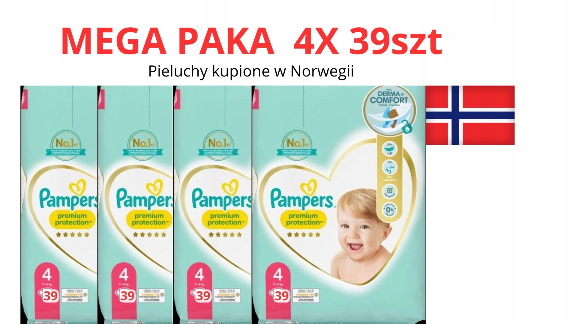 pieluchomajtki pampers premium care niemcy