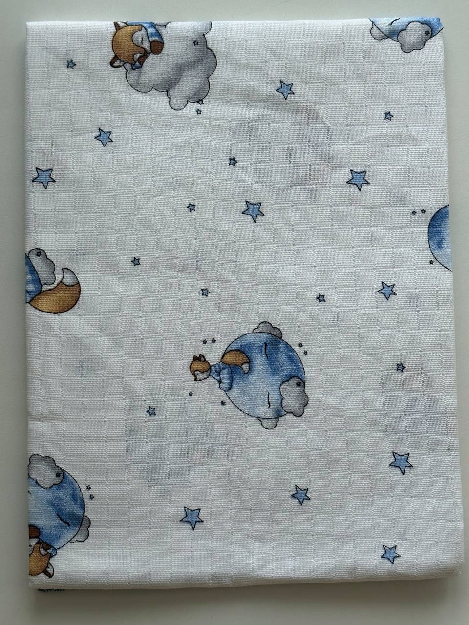 Bio Baby Organiczny kocyk dziecięcy z dzianiny 90x90 cm.