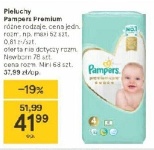 dla kogo rozmiar pampers 0