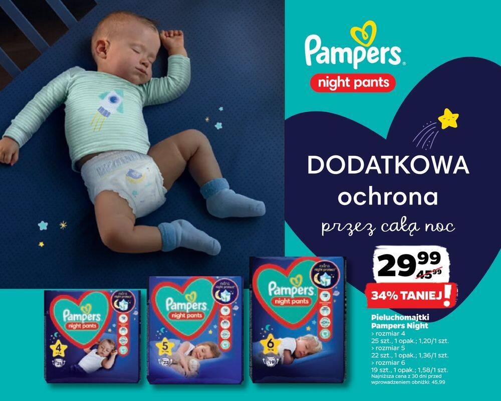 pampers na noc i dzien