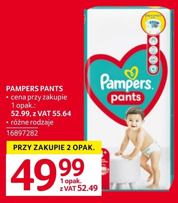 pieluchomajtki pampers 4+ rosman