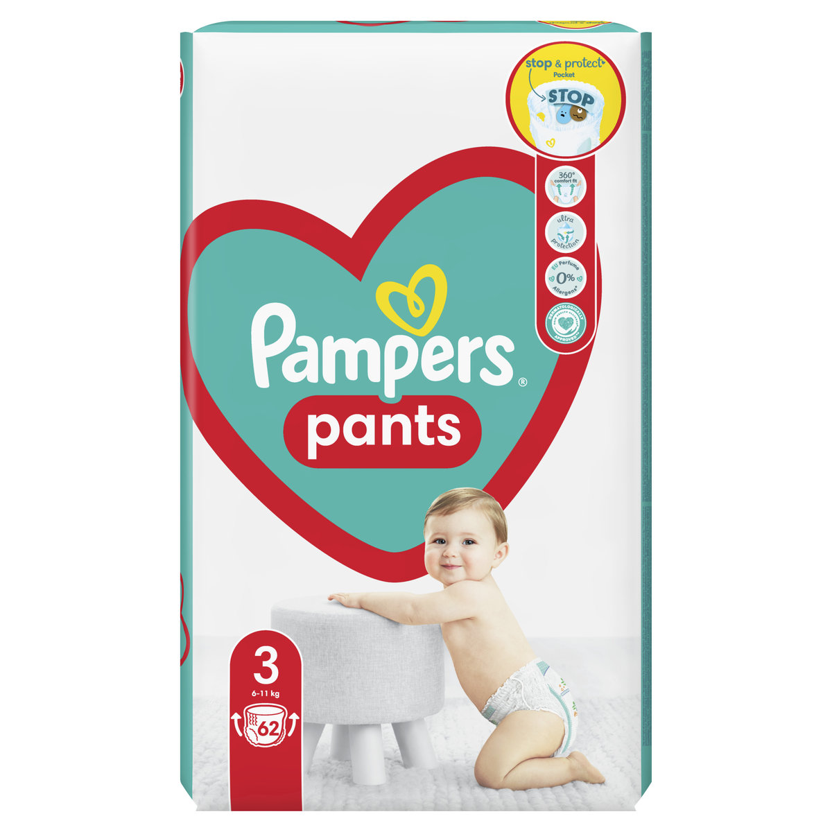 pieluchy pampers baby active 5 50