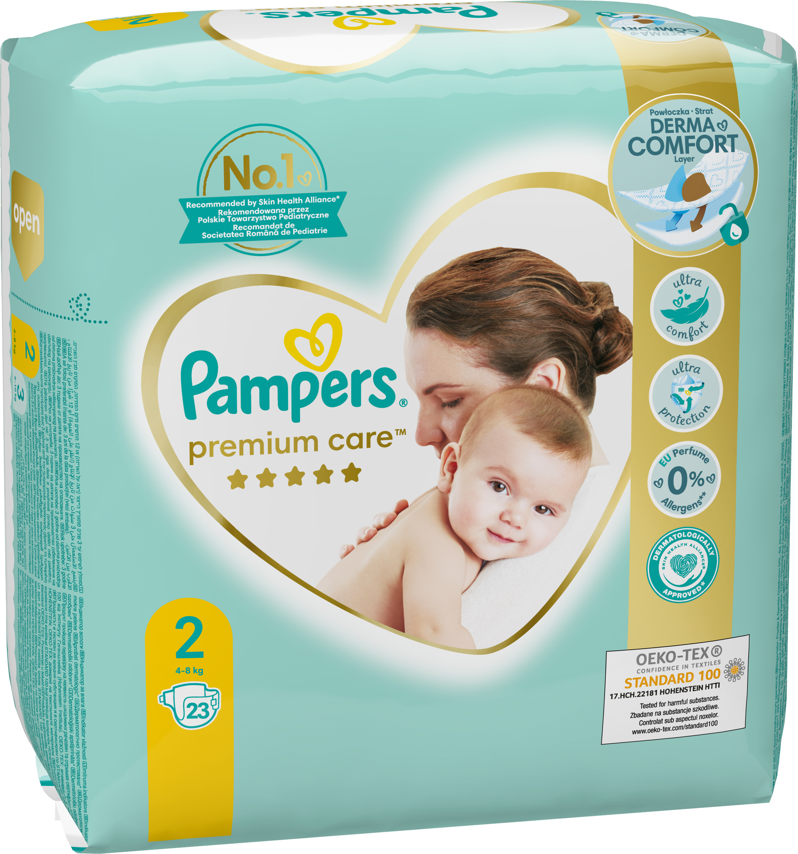 pampers pure protection 2szt