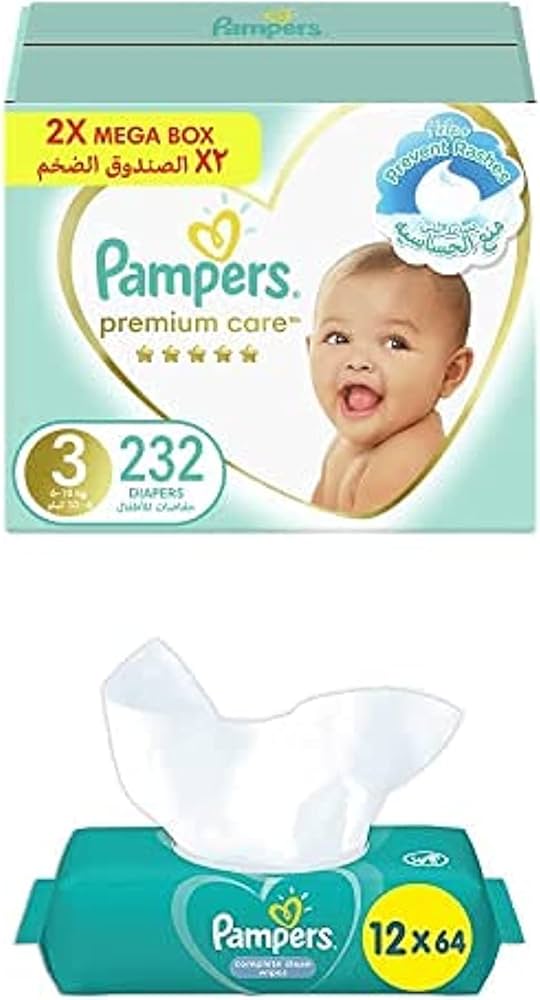 10 sztuk pampers premium care rozmiar 3