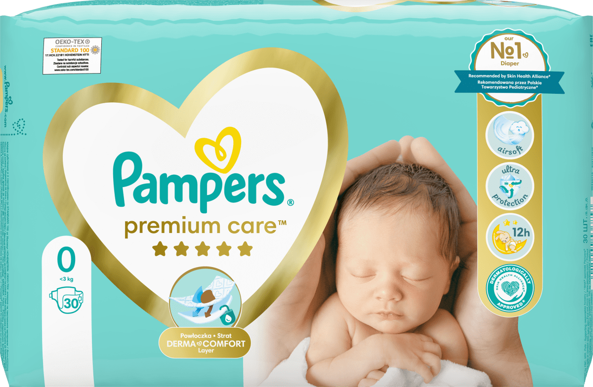 pampers fioletowe