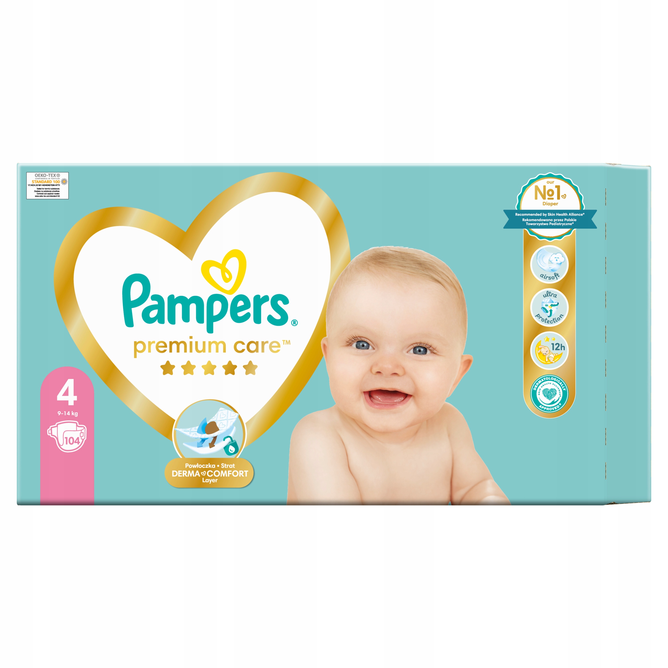 chusteczki nawilżające pampers w pudełku