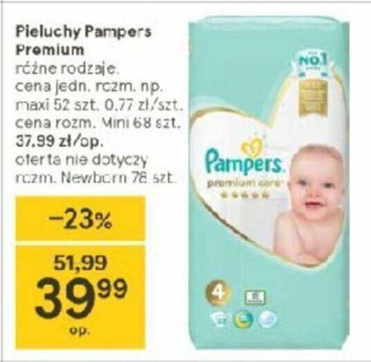 pampers premium care 1 stara wersja