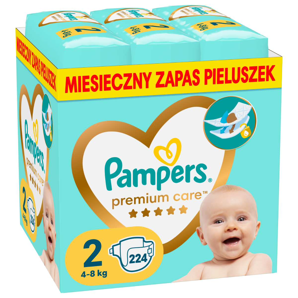 pieluchy pampers premium box