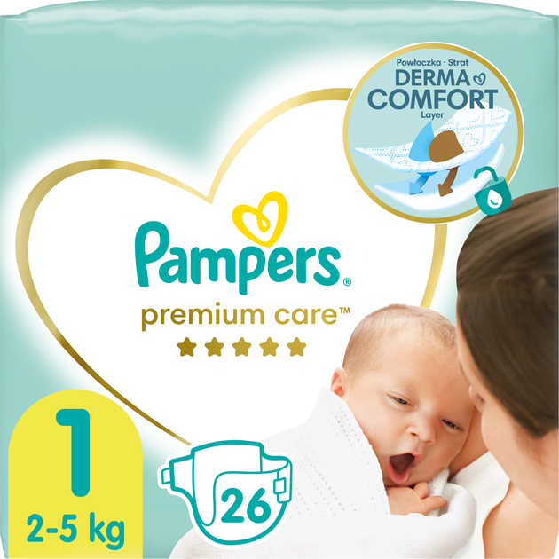 pieluchy pampers premium care 2 mini 160 szt