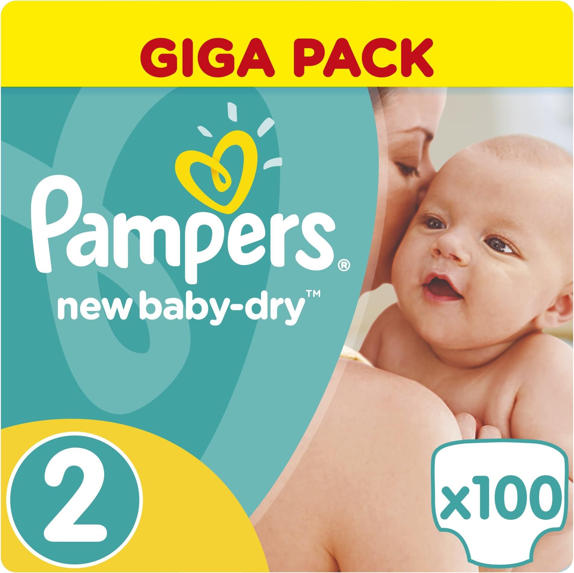 pampers new baby dry 100 szt