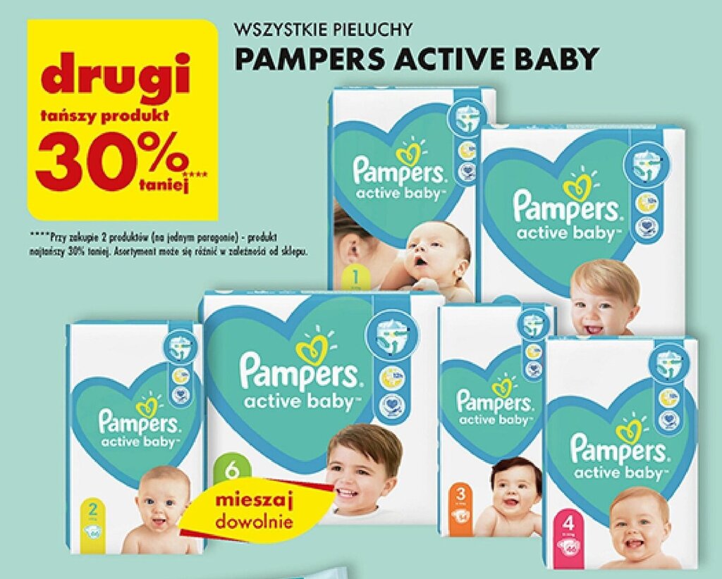 rozmiarówka pampers