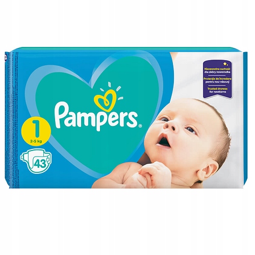 pampers 1 22szt