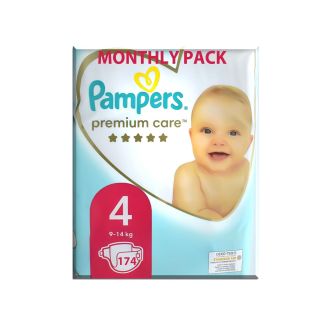 pampers pieluchy active baby 4 maxi 174 sztuki