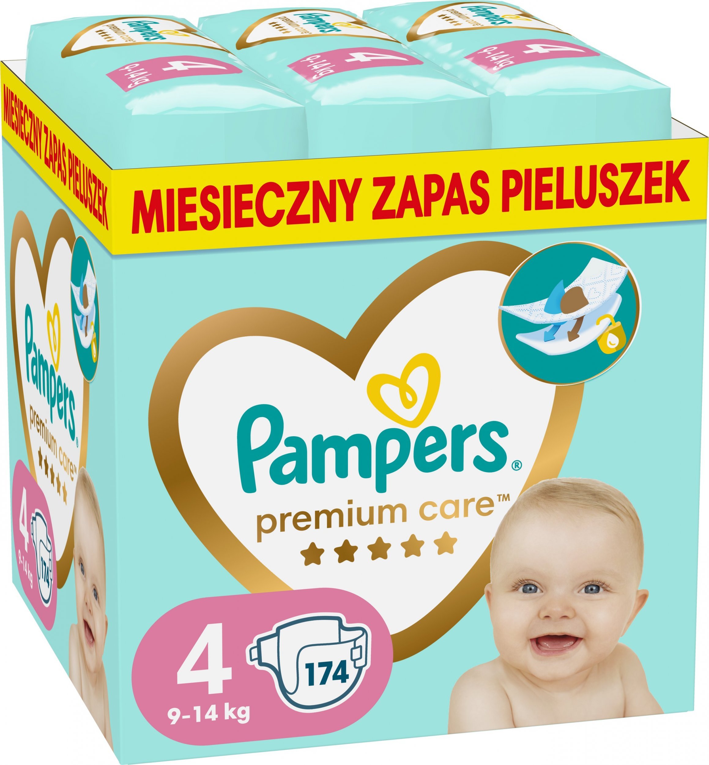 pampers active baby mega box 3 midi xxl 208szt