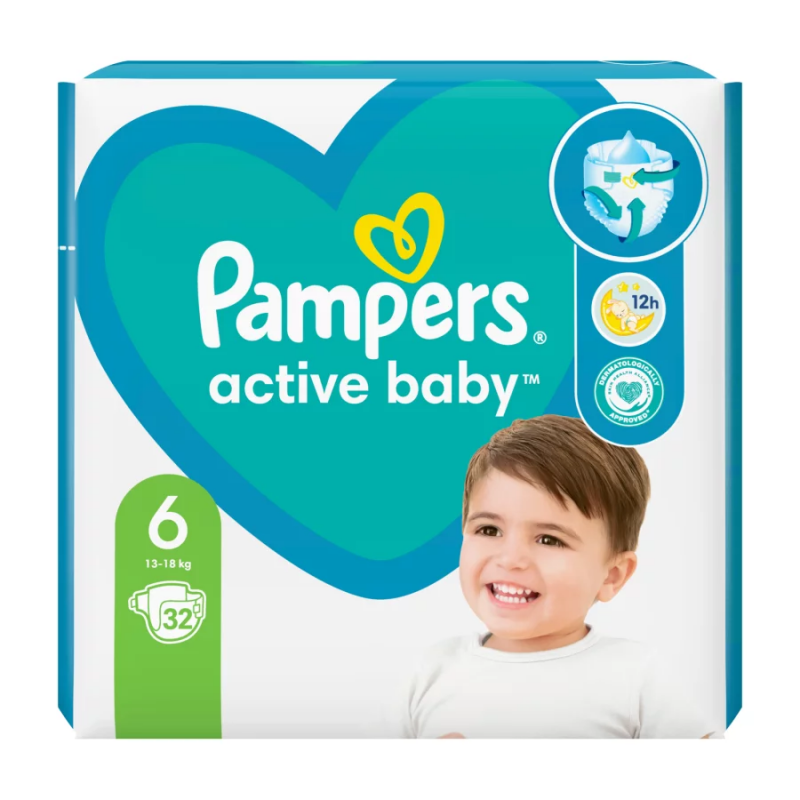 pampers pieluchomajtki pants 3 midi 120 szt