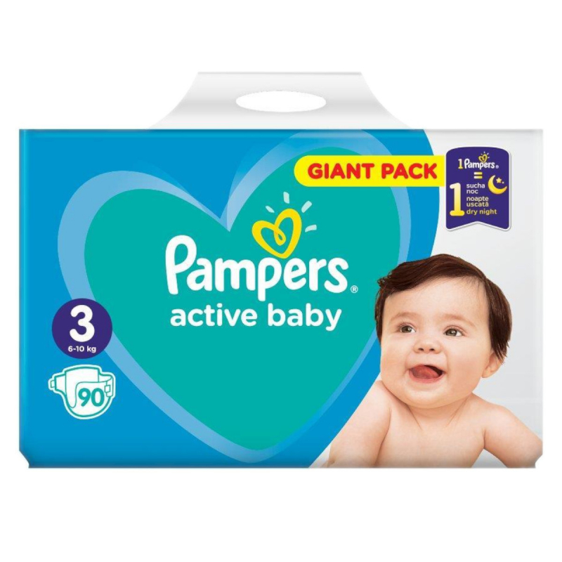 oznaczenia pieluch pampers