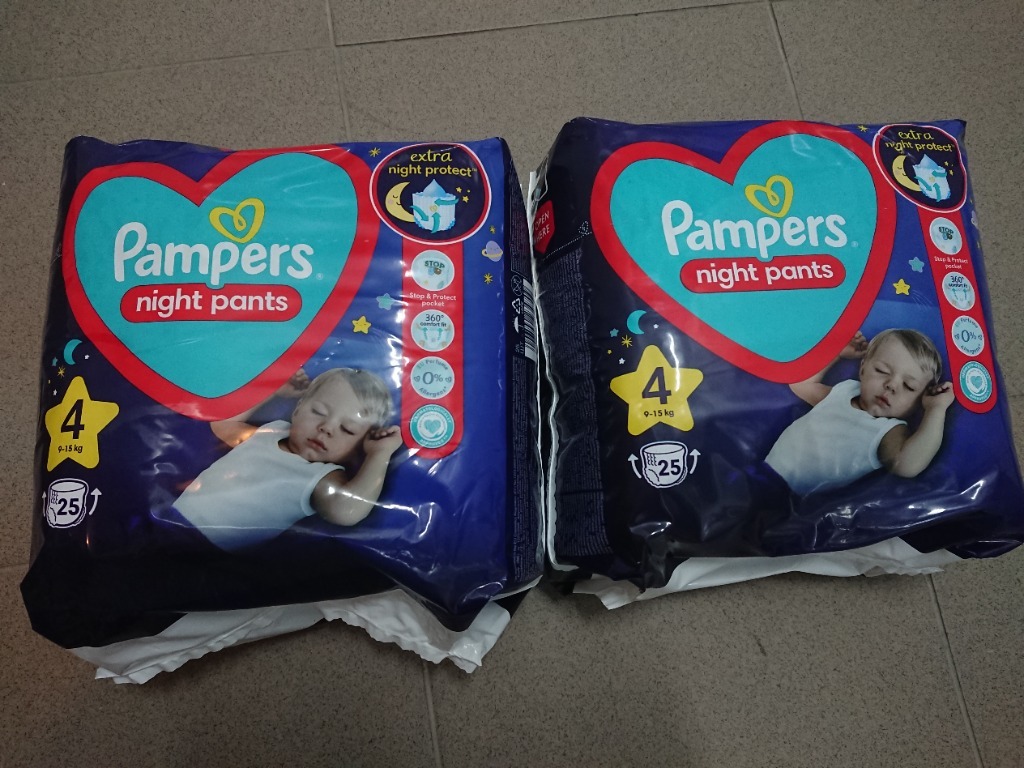 pampers zielone a pomarańczowe