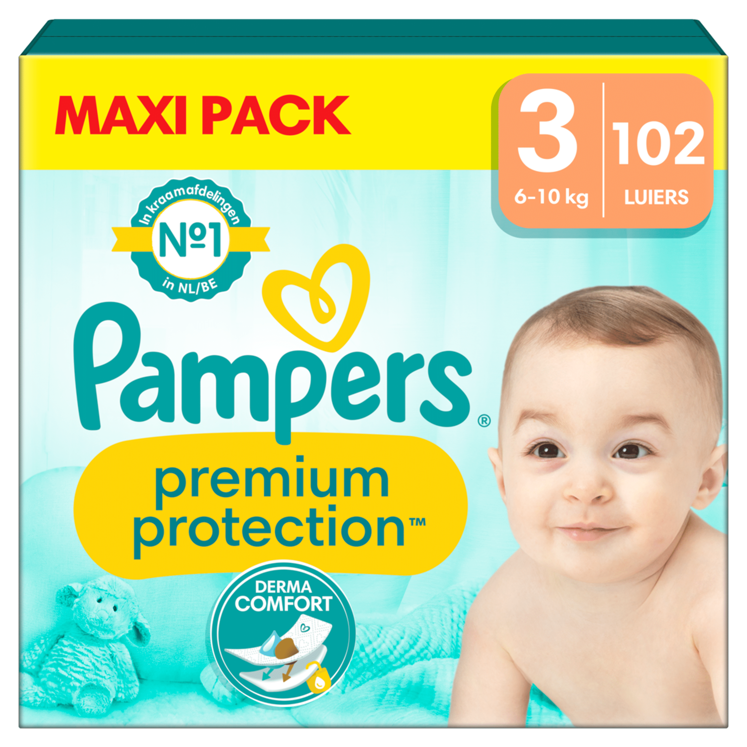 pampers size 3 29 pack