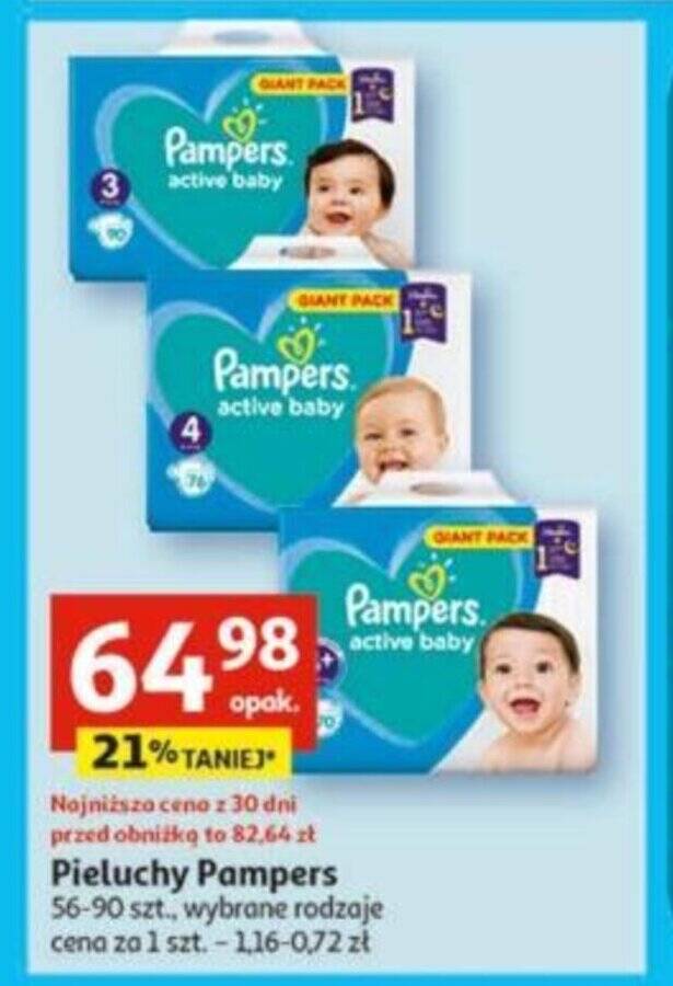 pampers 3 pieluchy 7-14