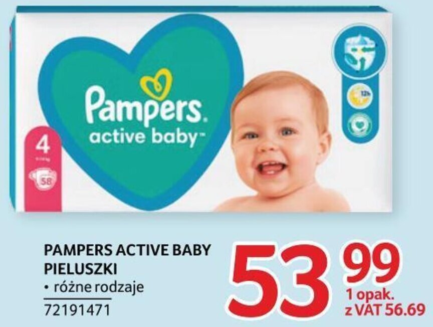 husteczki pampers natural clean