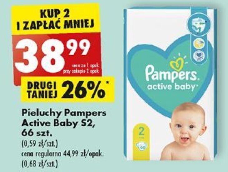 chusteczki pampers najtaniej