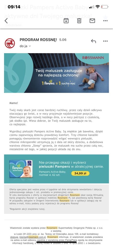 pampers 3 lublin