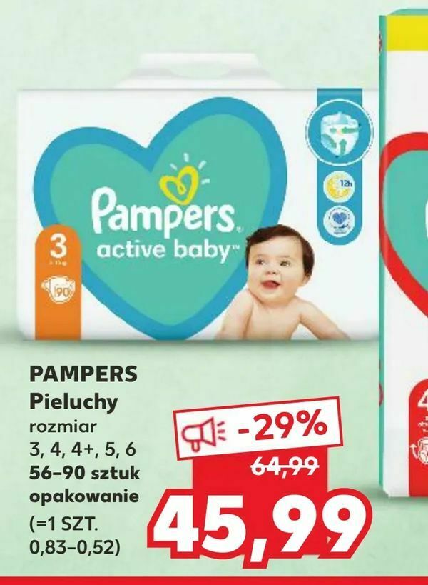 pampers pieluchy vp extra large 6 30szt