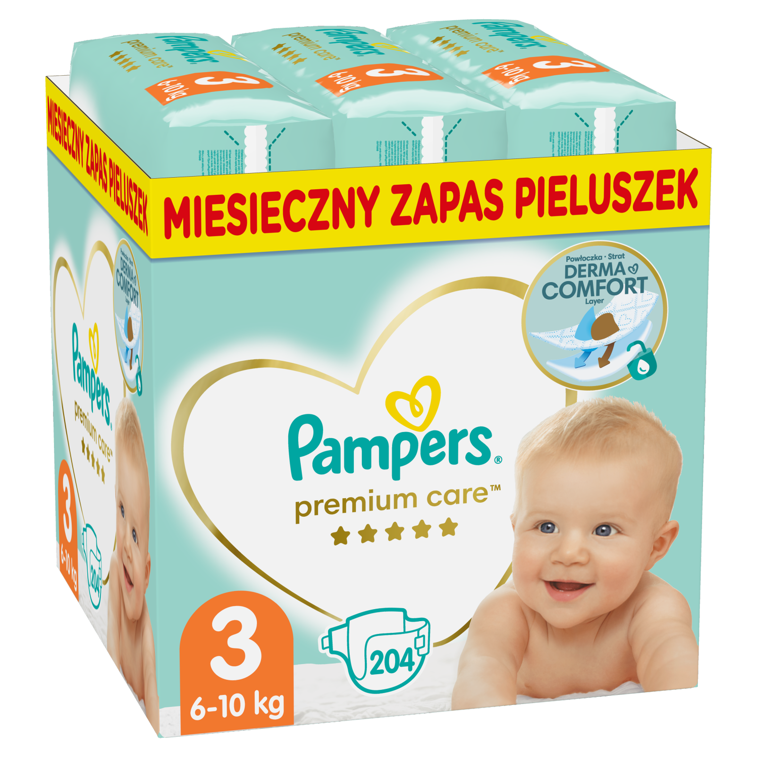 pampers 3 52 szt