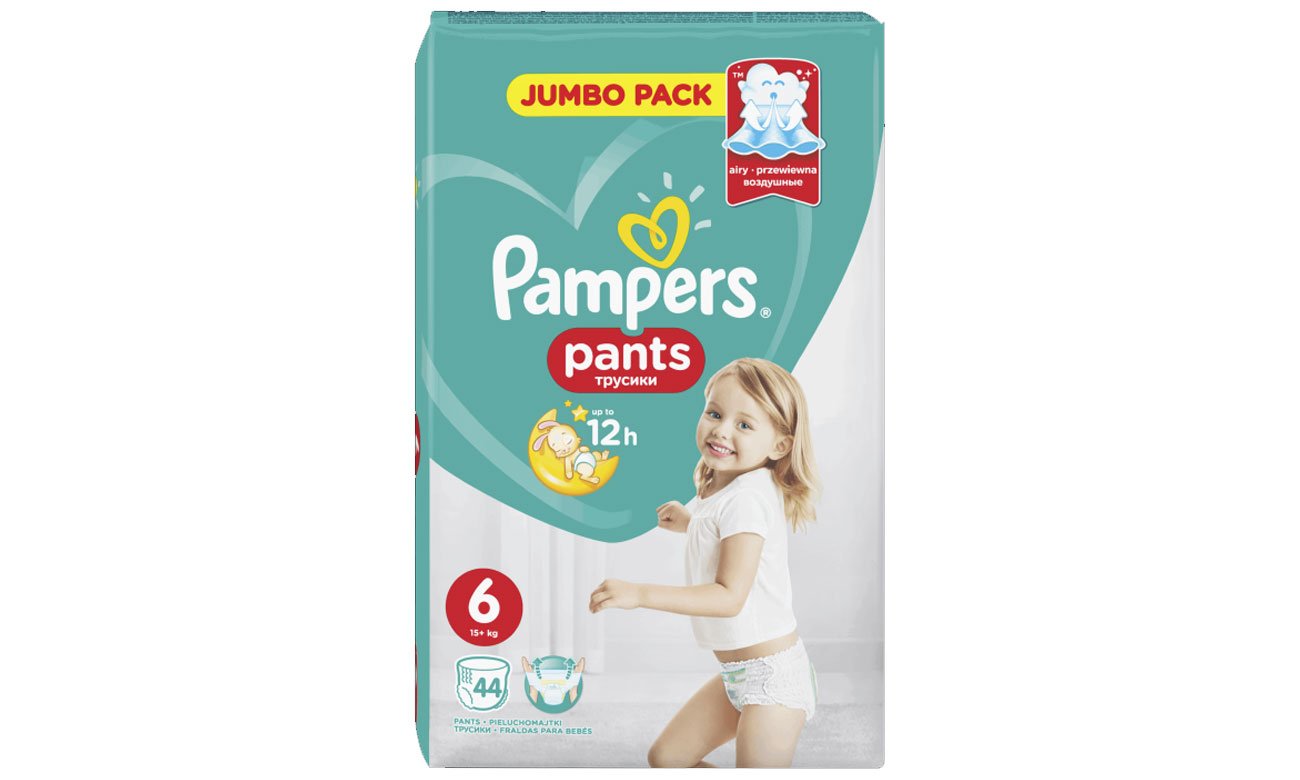 pampers pants chłonne kanaliki