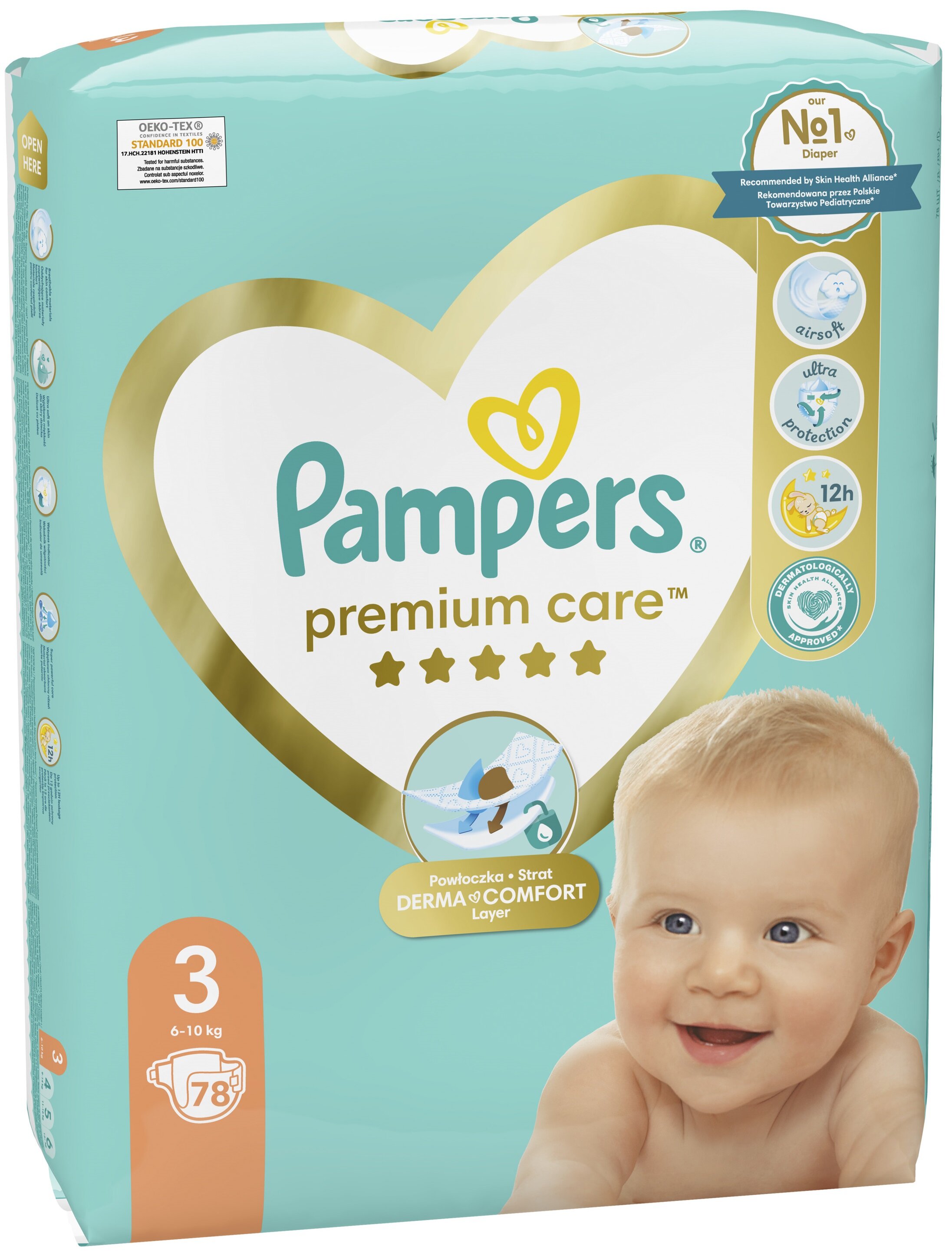 pampers plama pod noworodkiem