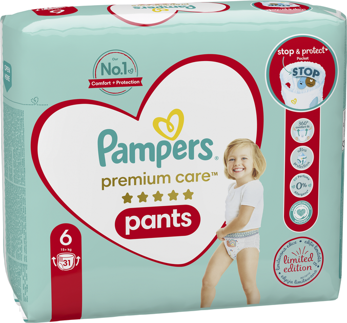 zakladanie pieluchy pampers