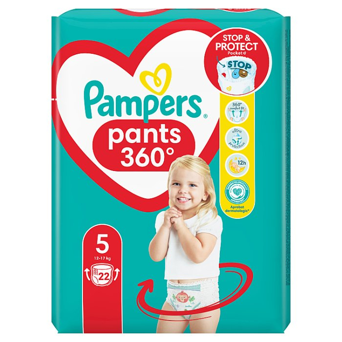 pampers pieluchomajtki duże