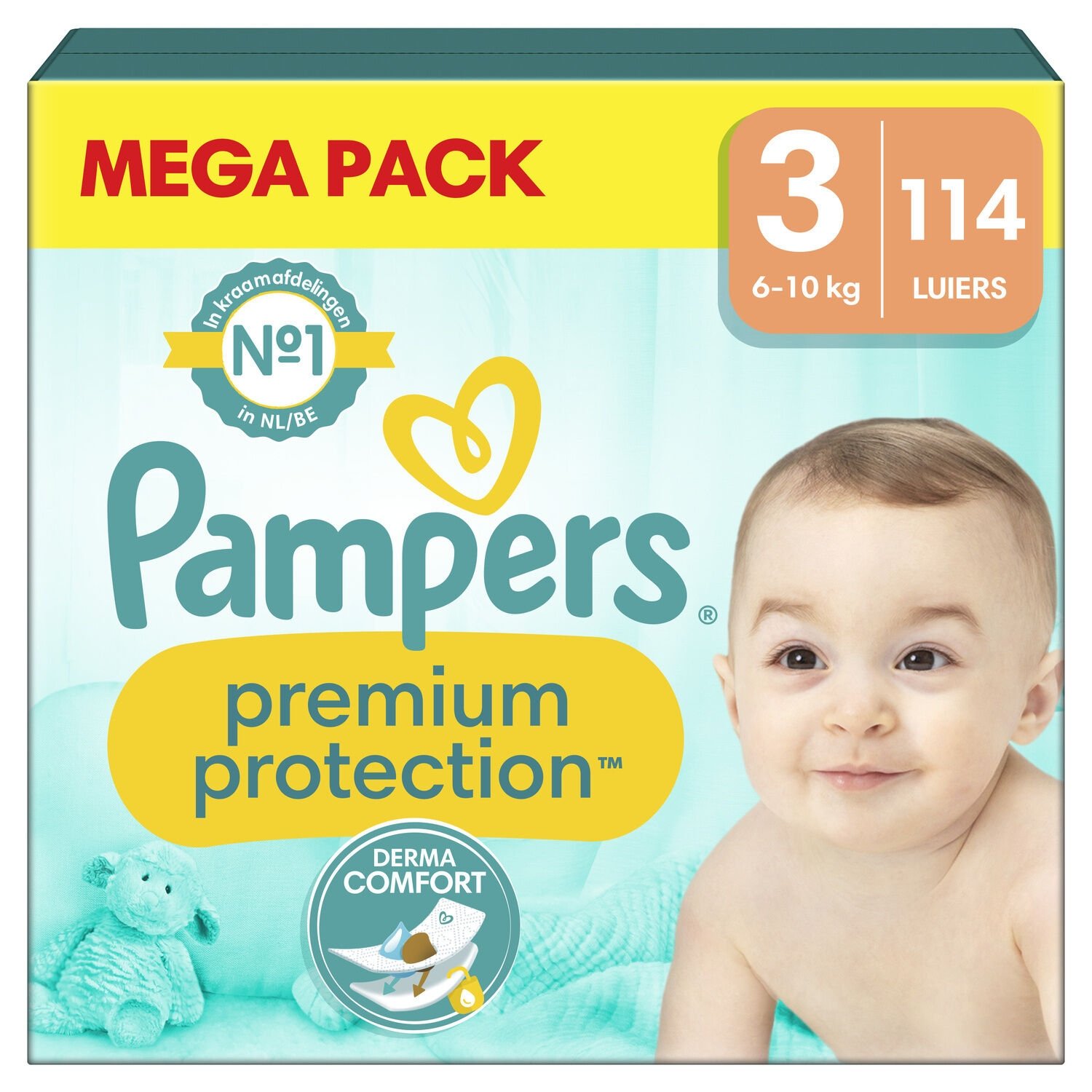 58 sztuk pampers rozmiar 3