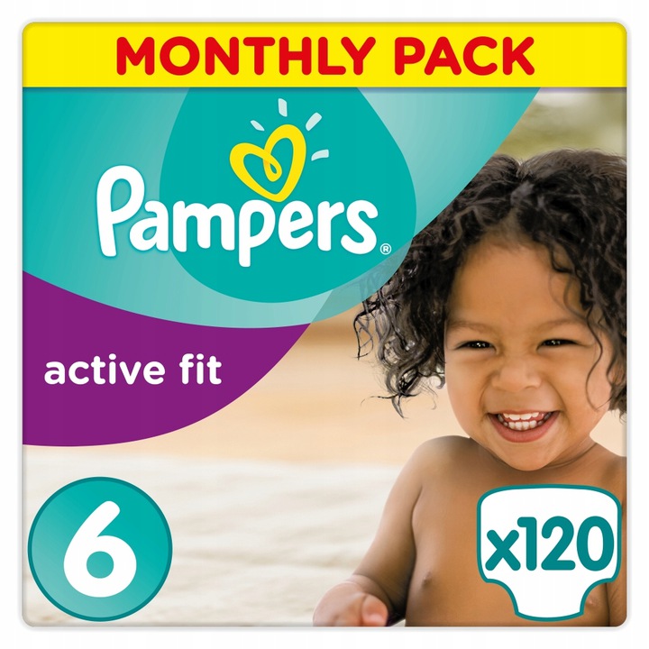 pieluchy pampers active baby dry 4 maxi