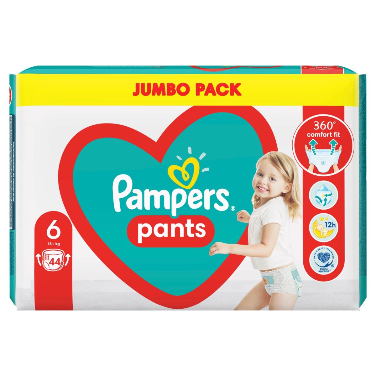 pampers dziecko wielkości owoca