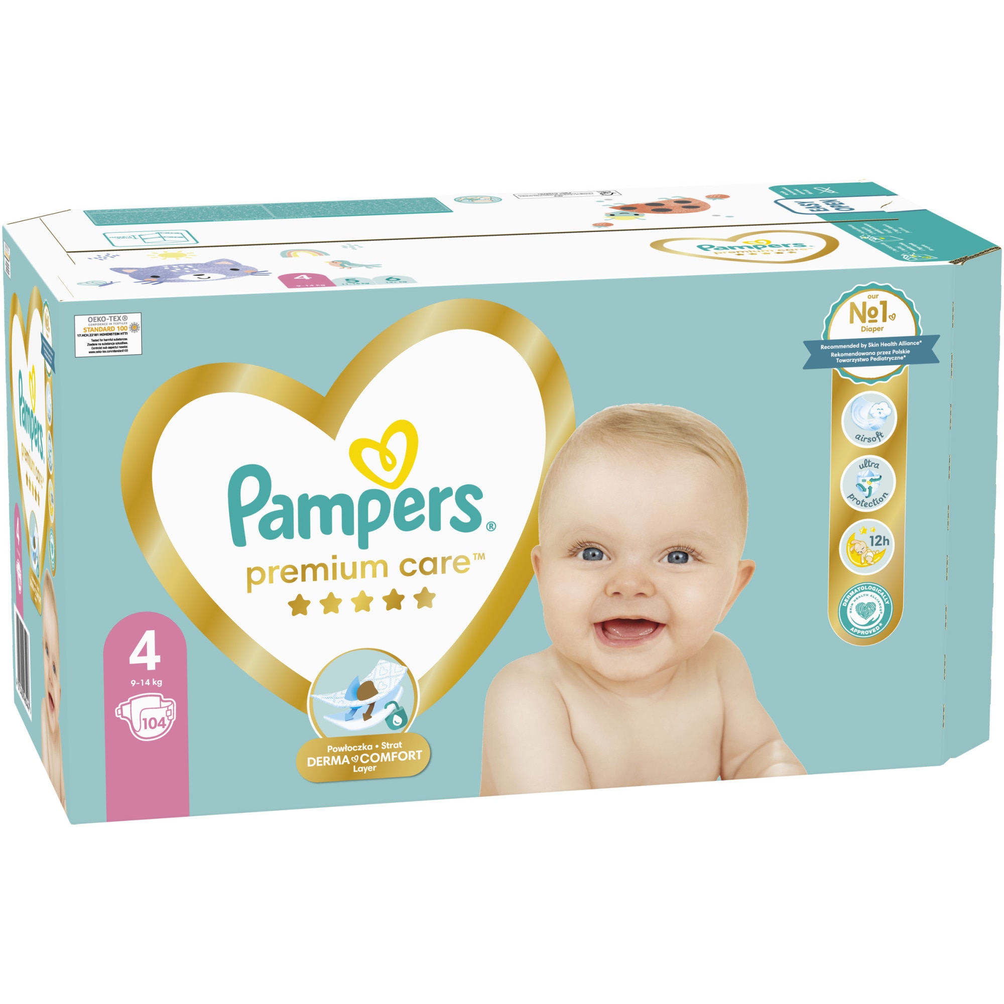 pampers 4 232 sztuk