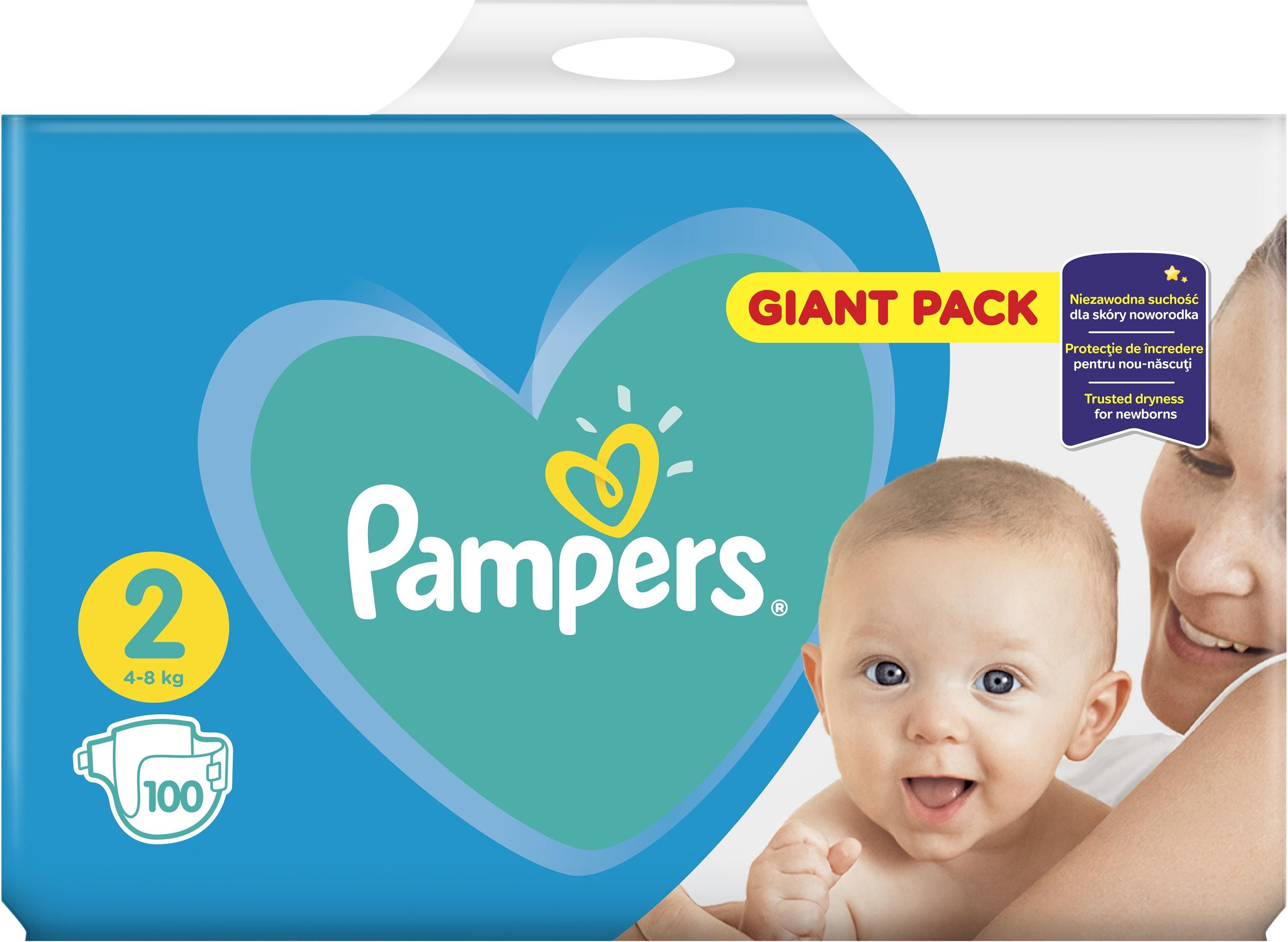 pampers new baby dry 2 76 szt