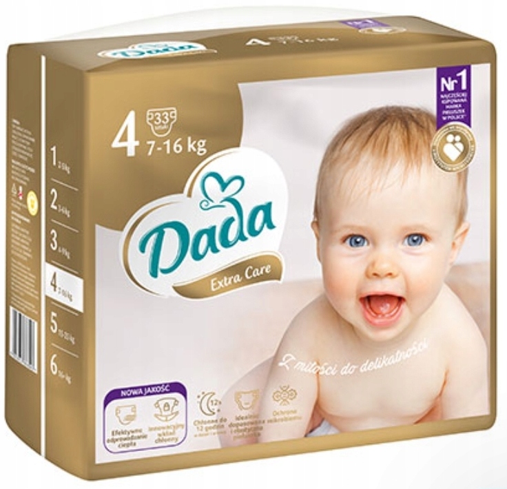 pieluchy dada jakie powyzej 5 kg