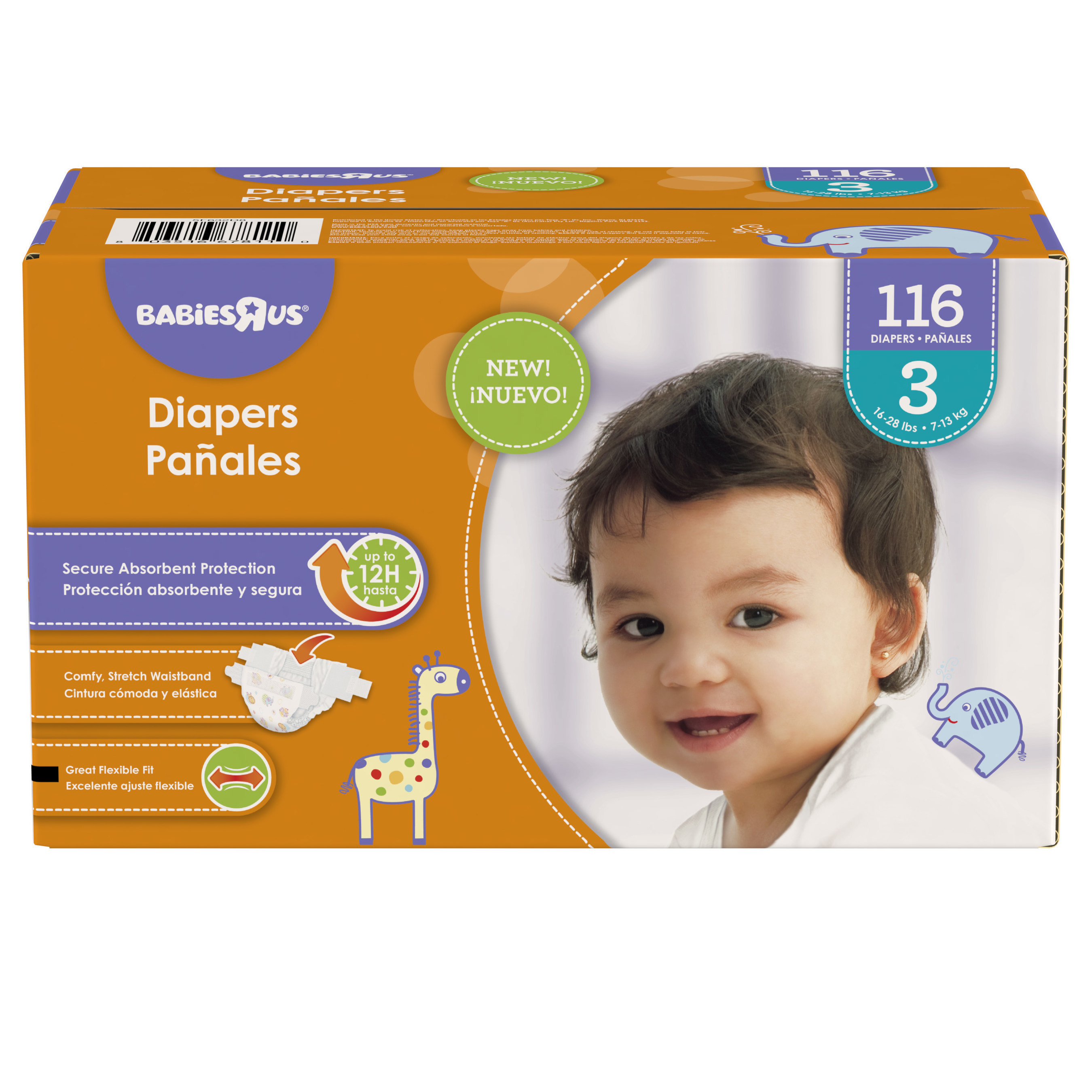 pampers opakowanie kiedys