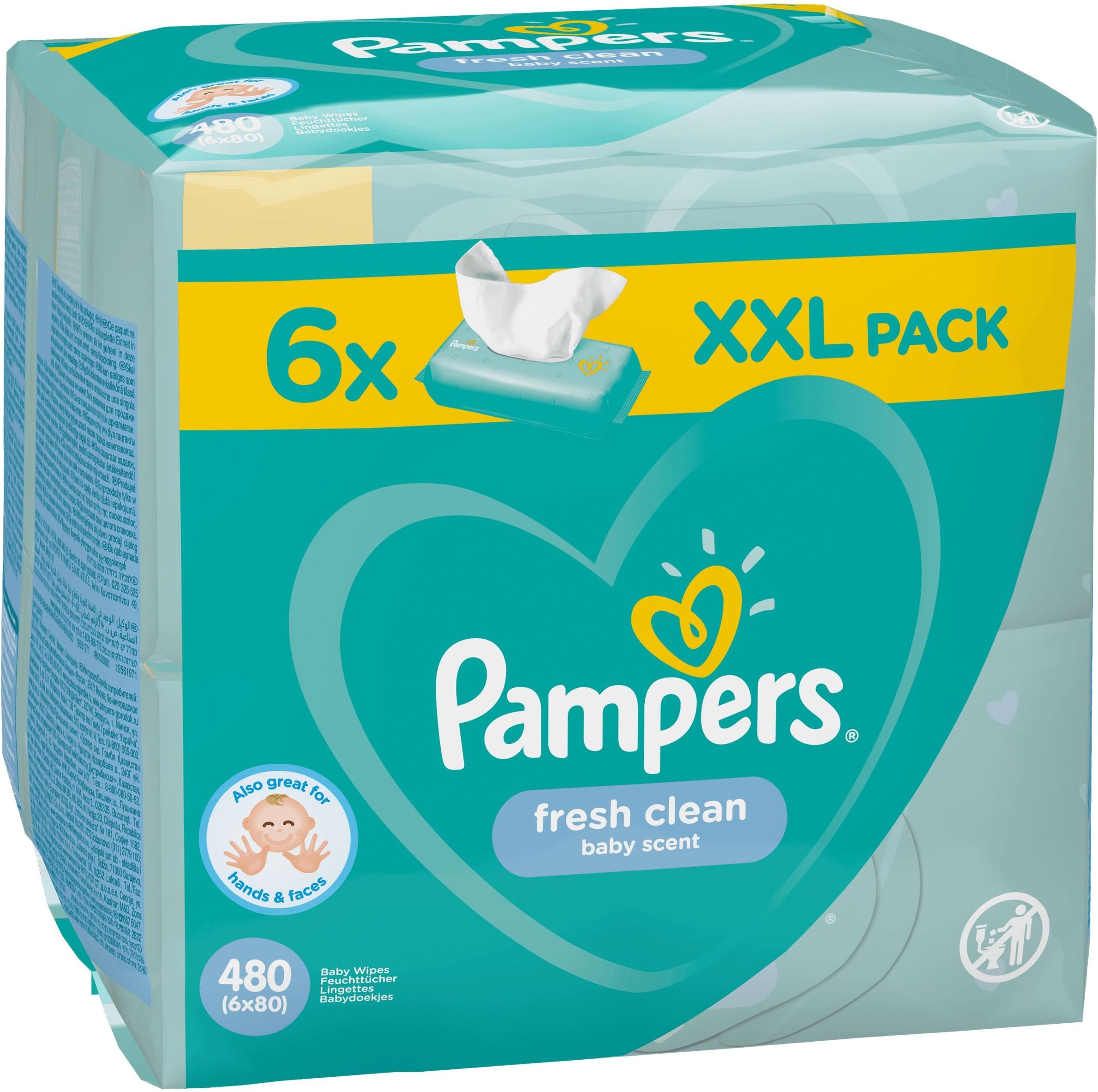 pampers active baby 4 76szt