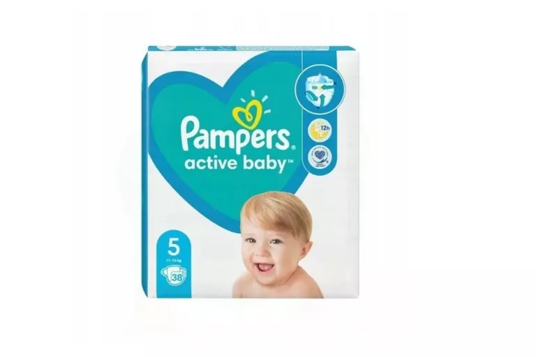 niebieskie pampers active baby