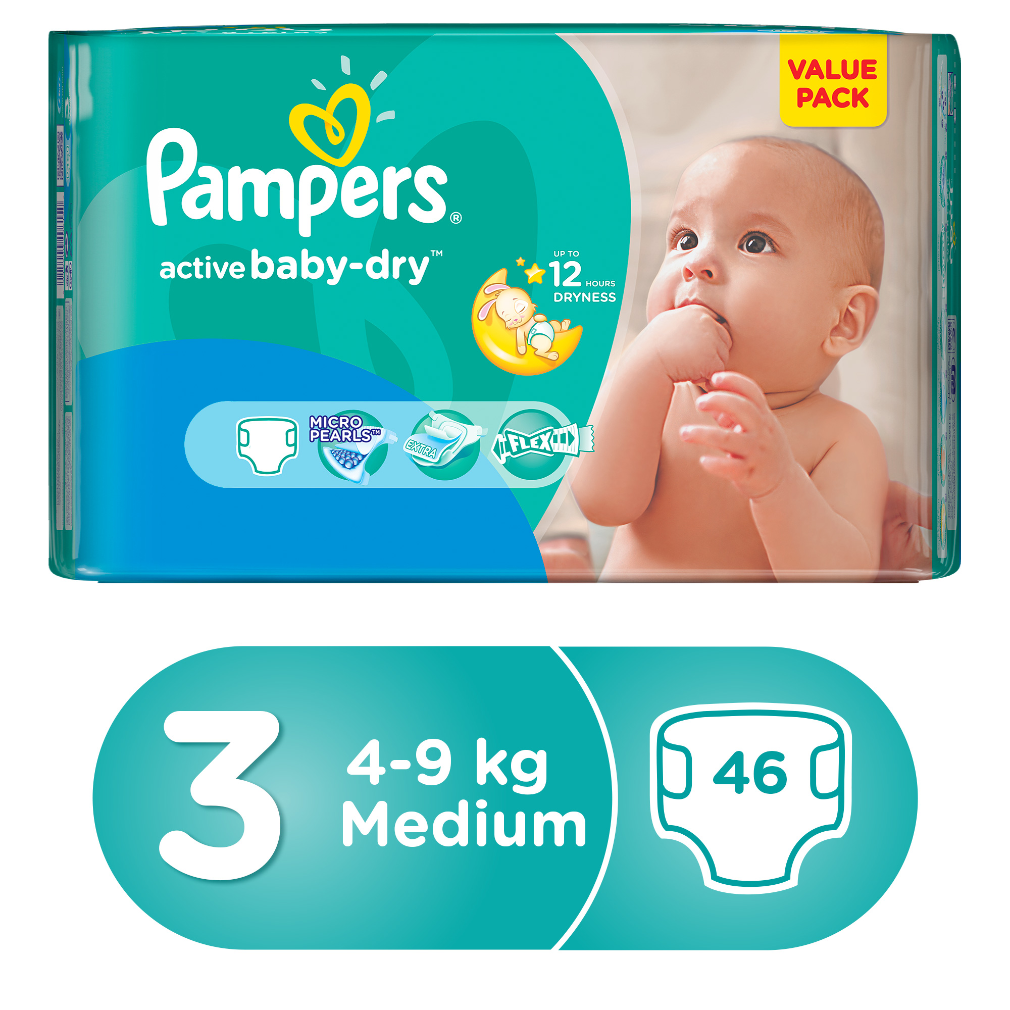 pampers avtive baby 4