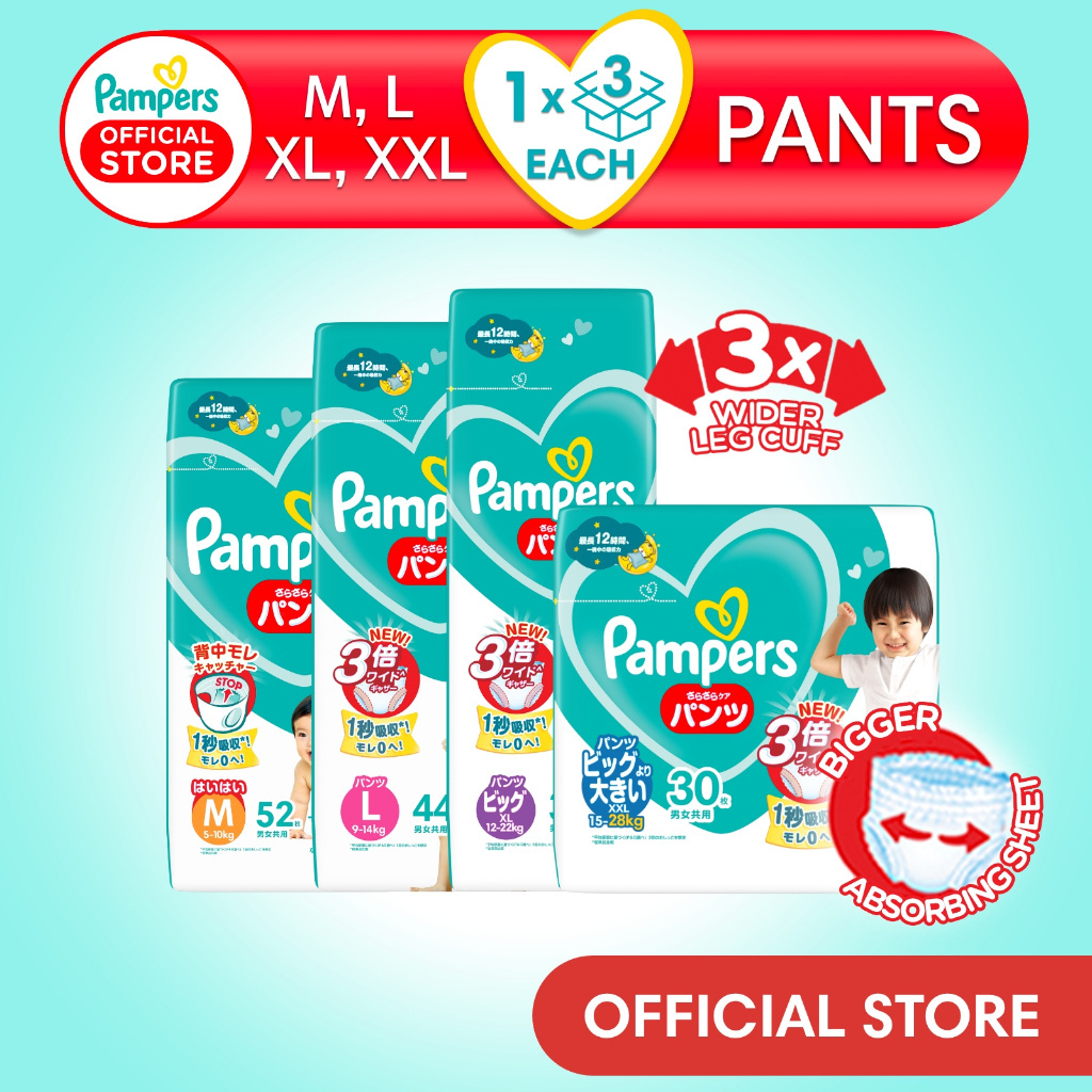 pampers pants pieluchomajtki 3 midi