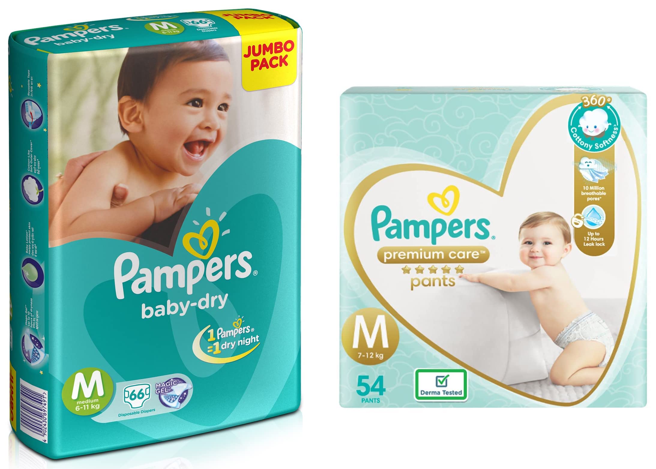 pieluchomajtki pampers pokryte balsamem